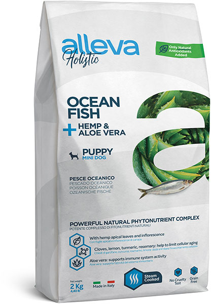 Holistic Ocean Fish + Hemp & Aloe vera Puppy Mini