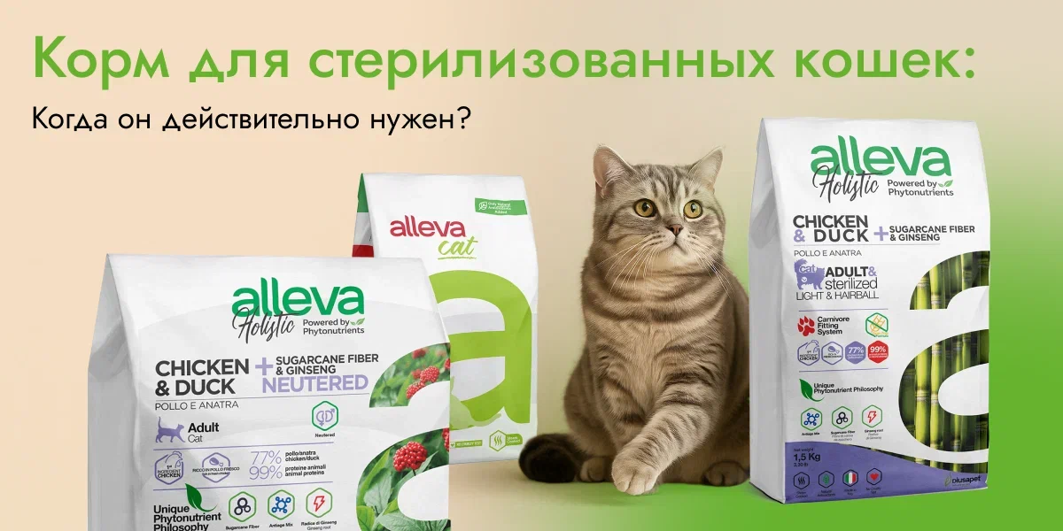 Корм для стерилизованных кошек